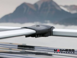 Jeep Renegade Roof Rack Cross Bars - for models w/ factory roof rails - Silver (2015-2024) Jeep Renegade Roof Rack Cross Bars - for models w/ factory roof rails - Silver (2015-2024)